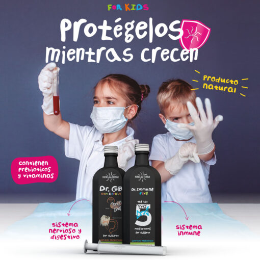 Hifas Kids - Soluciones pediátricas con vitaminas y prebióticos naturales - Hifas da Terra